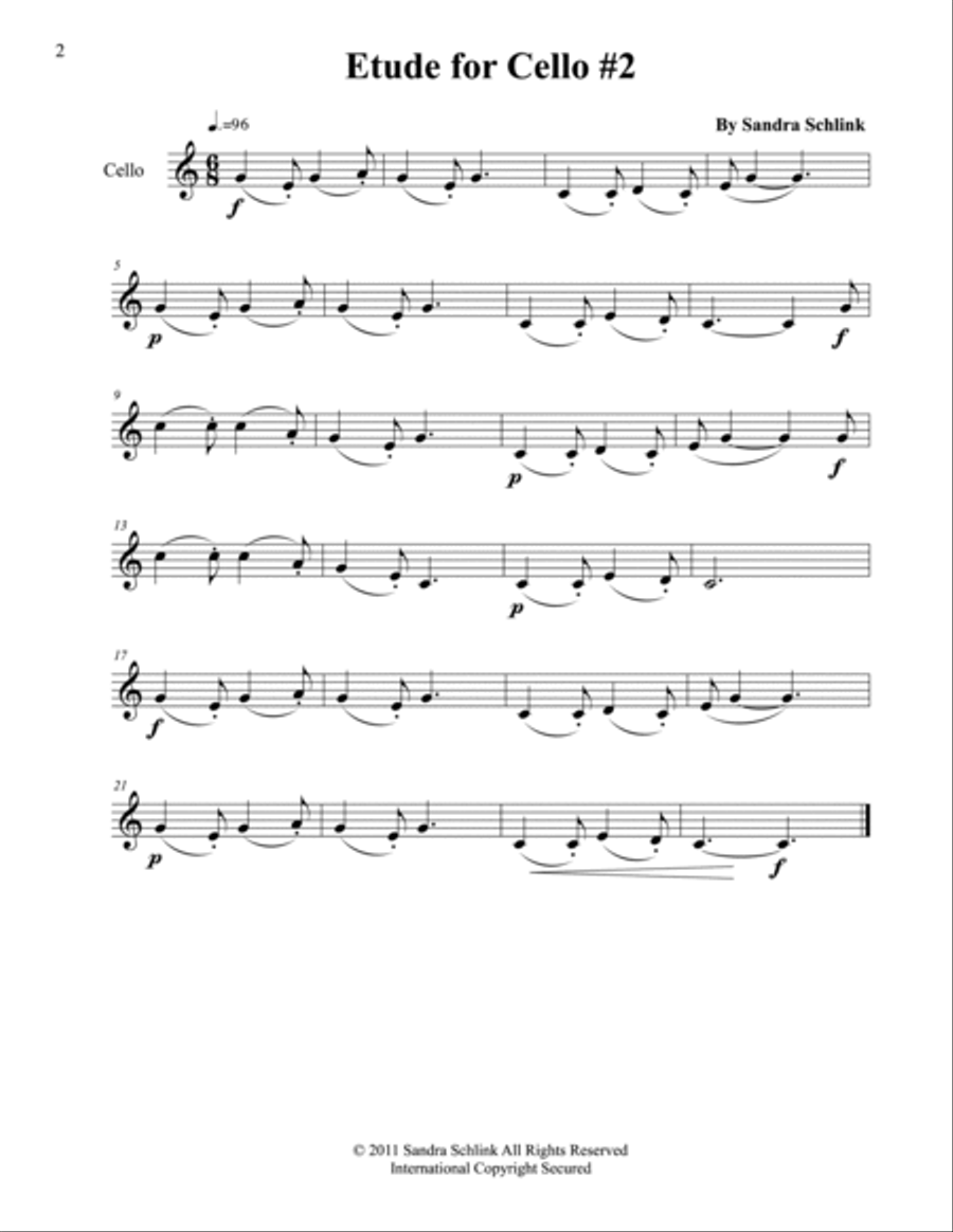 Cello and Piano Duets Book 1 String Duet scores gallery preview page 4