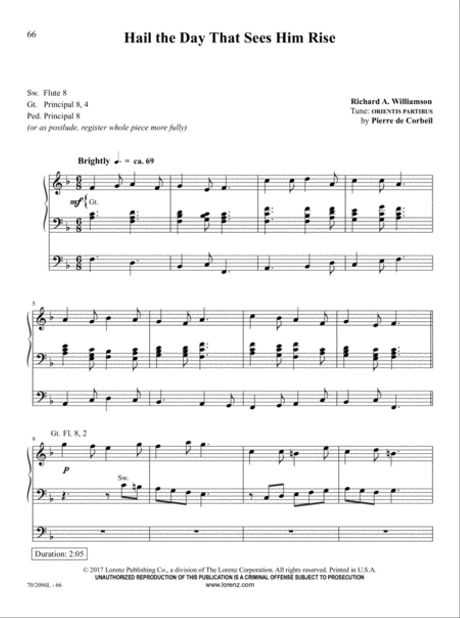 The Organist's Library, Vol. 63 Organ Solo scores gallery preview page 21