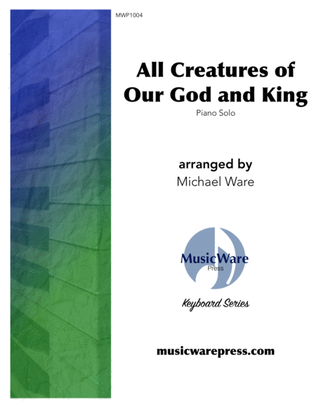 Book cover for All Creatures of Our God and King (solo piano)