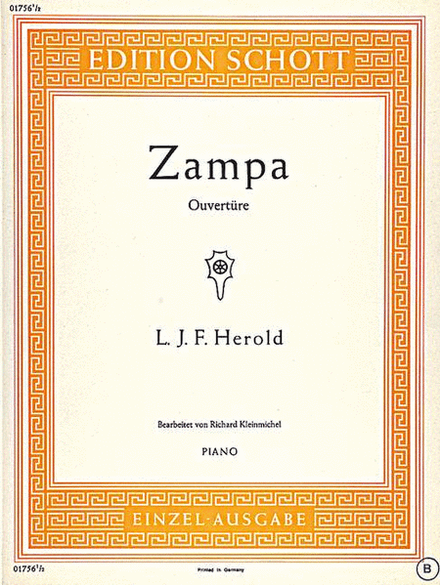 Zampa Overture Piano Solo