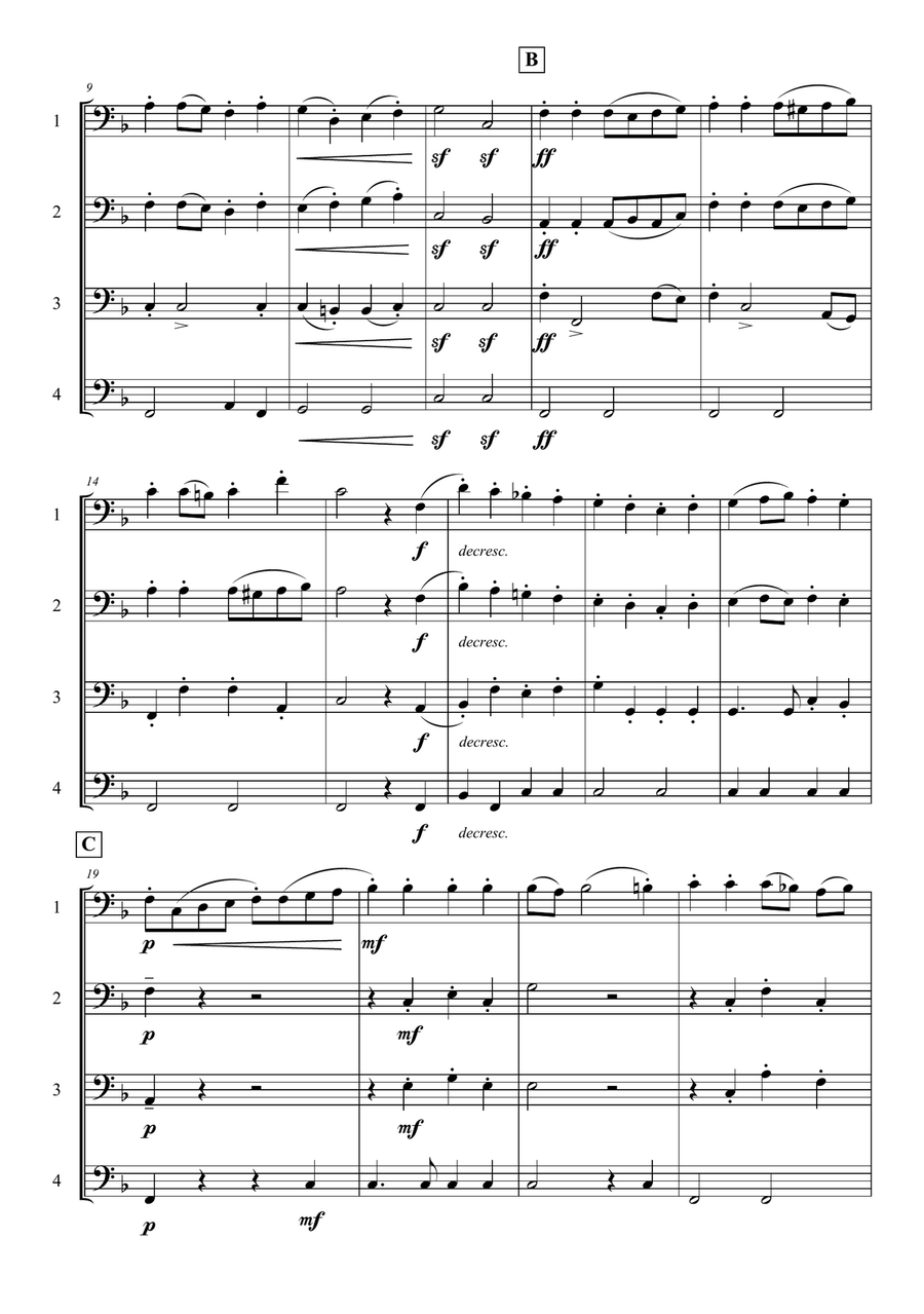 American Patrol Brass Ensemble scores gallery preview page 2
