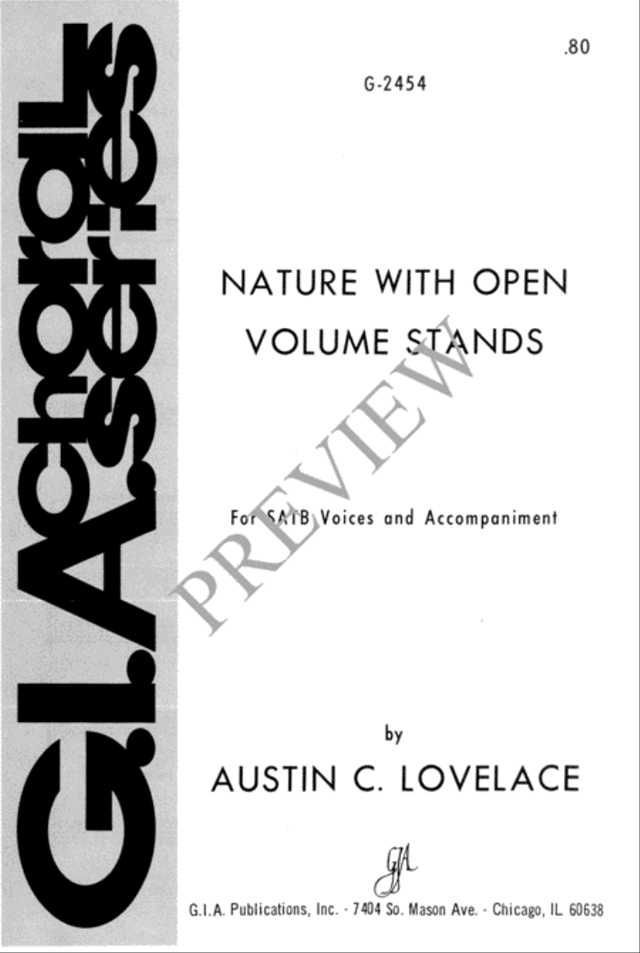 Nature with Open Volume Stands 4-Part scores gallery preview page 2