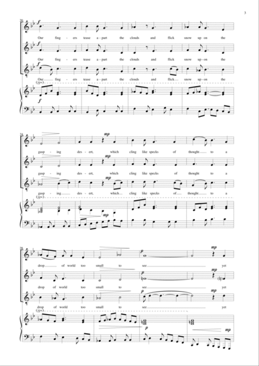Heaven's Dance (low voices) 3-Part scores gallery preview page 3