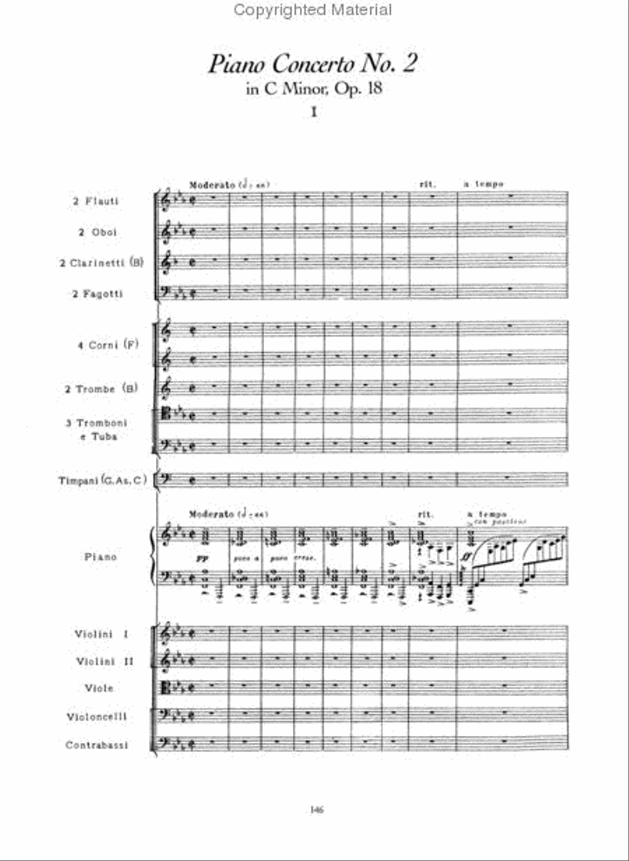Piano Concertos Nos. 1, 2 And 3 In Full Score Full Orchestra scores gallery preview page 4