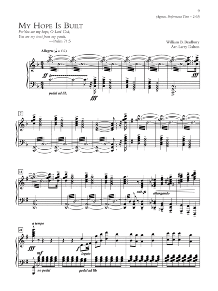 Trust in Him Trust in Him Piano Solo scores gallery preview page 5