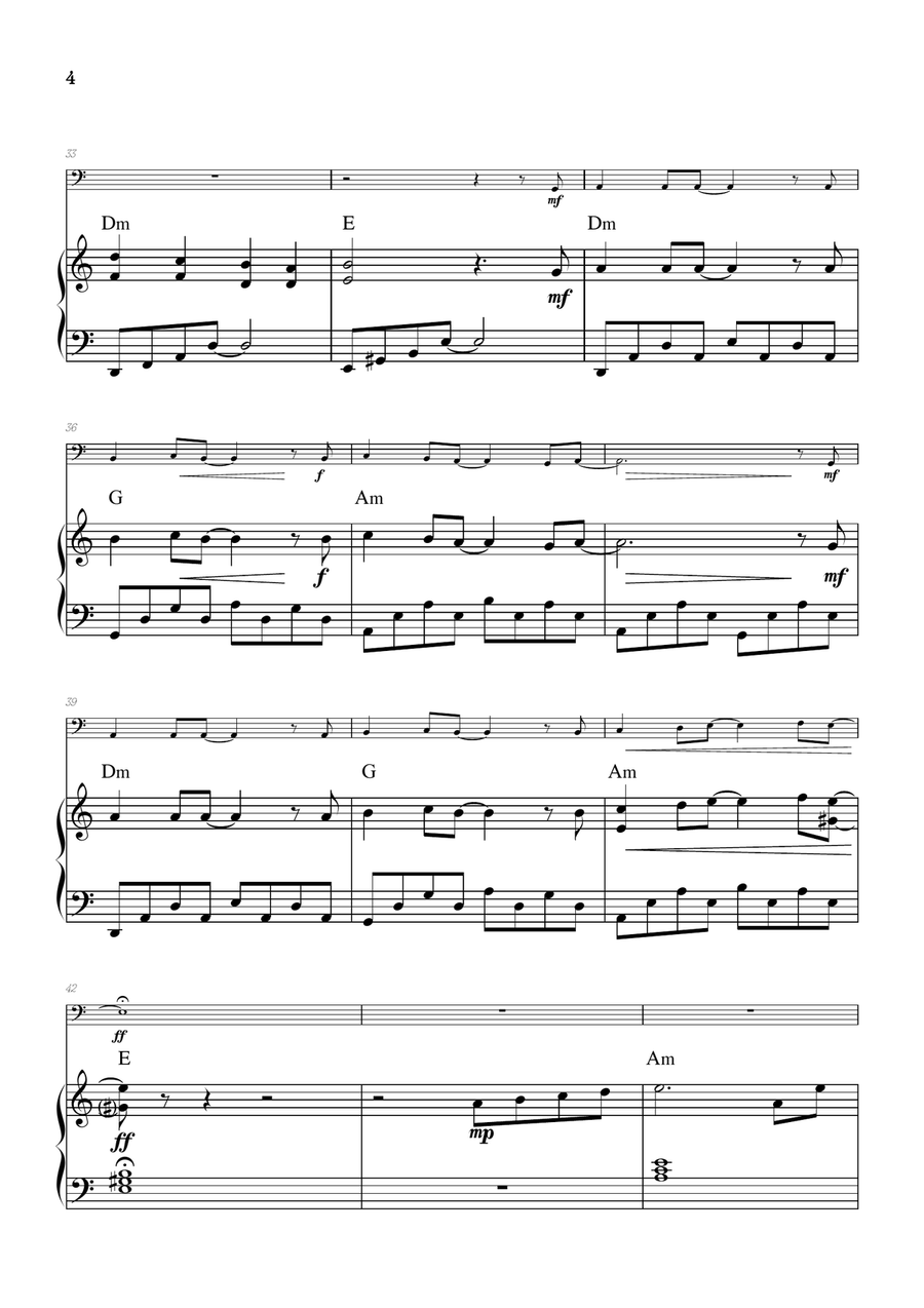 Mary, Did You Know? Piano scores gallery preview page 4
