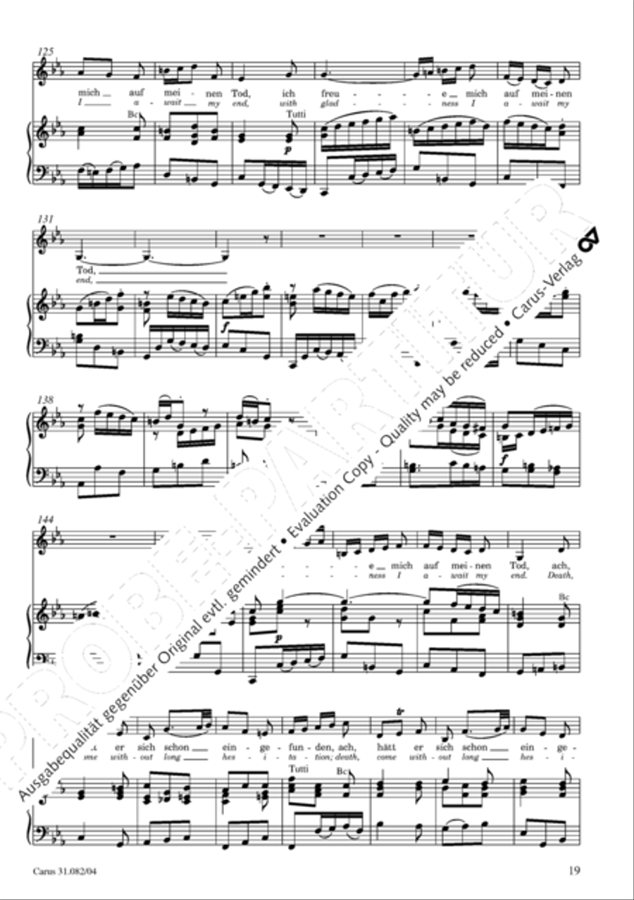 I have enough (Ich habe genung) Mezzo-Soprano Voice scores gallery preview page 20