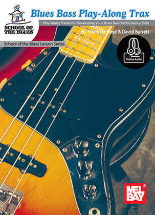 Book cover for Blues Bass Play-Along Trax
