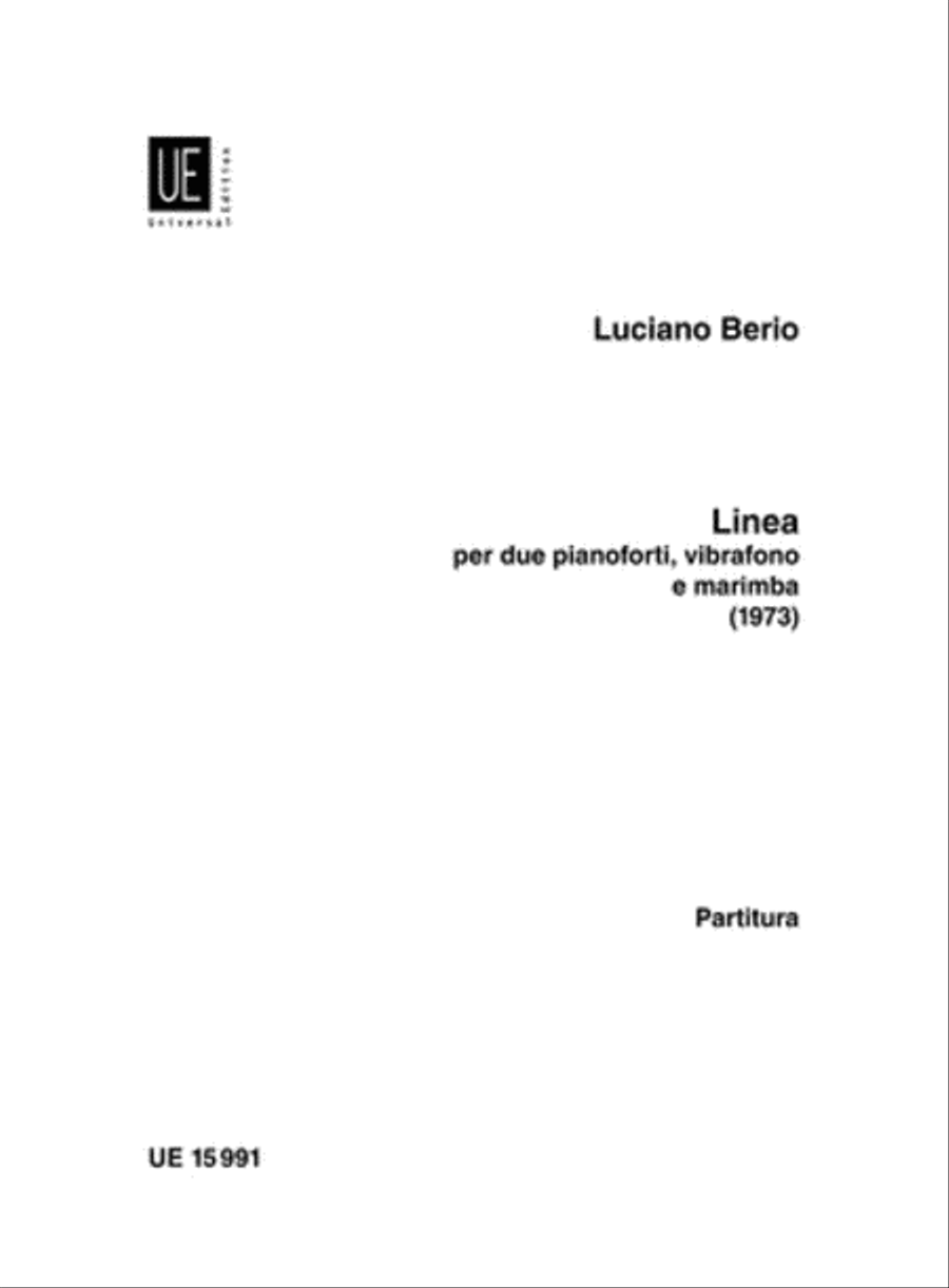 Linea, 2Pianos/Vibr/Marimba/Perf Chamber Music scores gallery preview page 1