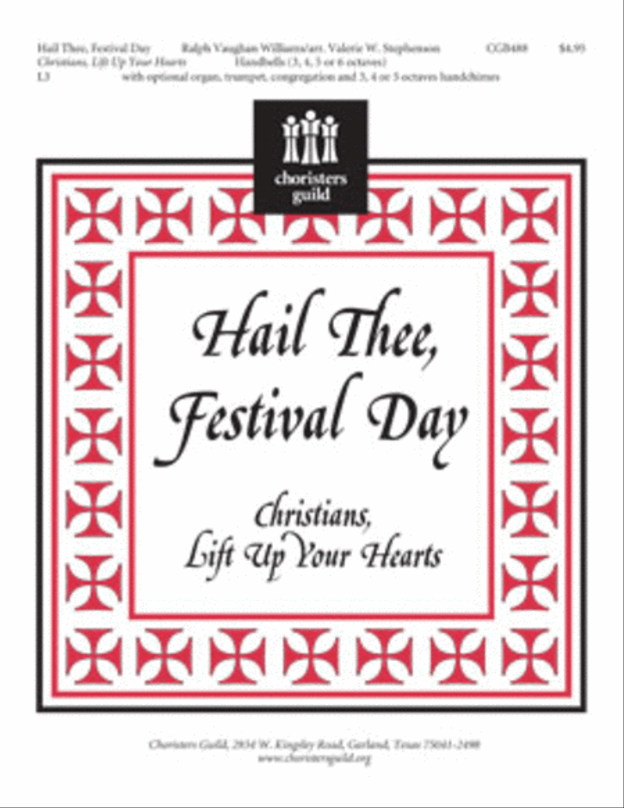 Hail Thee, Festival Day (Christians, Lift Up Your Hearts) Handbell Choir scores gallery preview page 1
