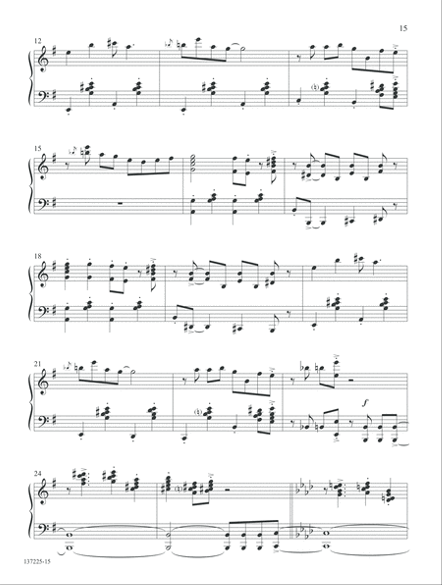 Born the King of Angels Piano Solo scores gallery preview page 12