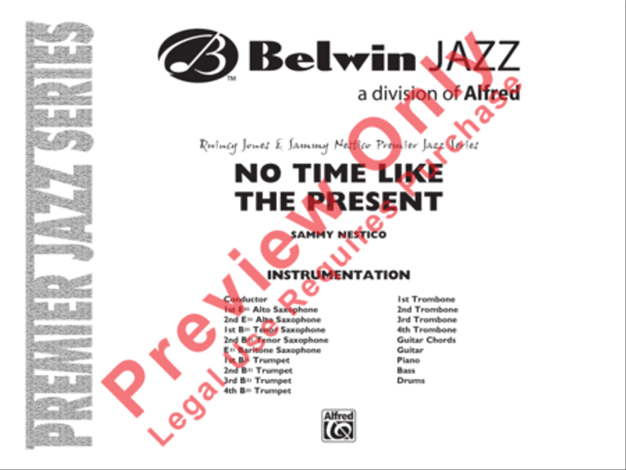 No Time Like the Present Jazz Ensemble scores gallery preview page 2