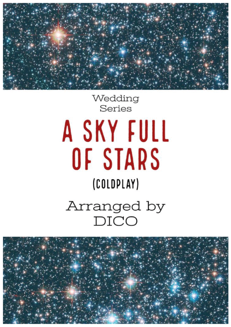 A Sky Full Of Stars Small Ensemble scores gallery preview page 1