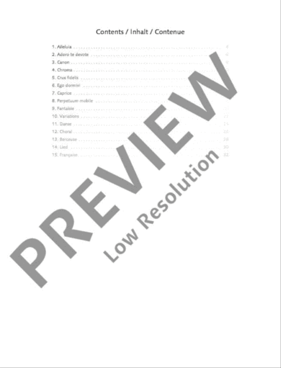 Expressions Organ scores gallery preview page 4