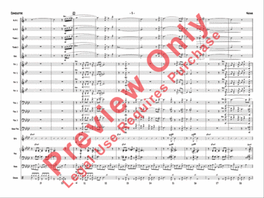 Naima Jazz Ensemble scores gallery preview page 30