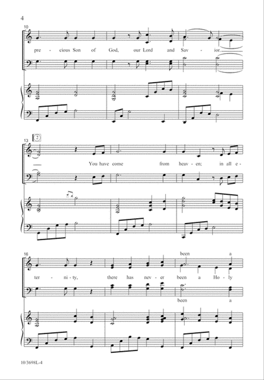 Holy Child 4-Part scores gallery preview page 4