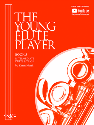 Book cover for The Young Flute Player Book 5