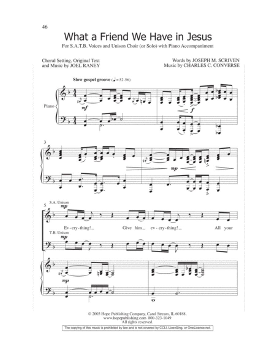 Let the Children Sing 4-Part scores gallery preview page 48