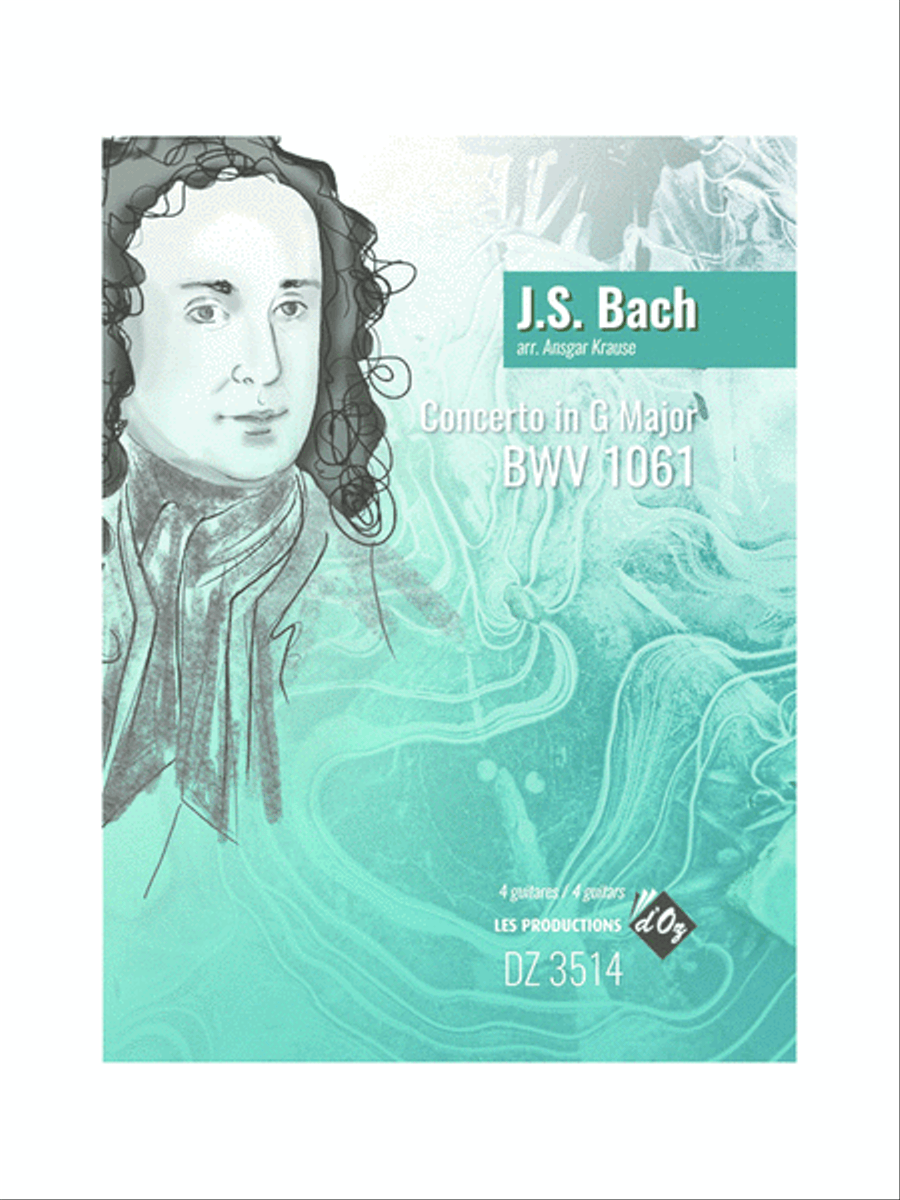 Concerto in G Major BWV 1061 Guitar Ensemble scores gallery preview page 1