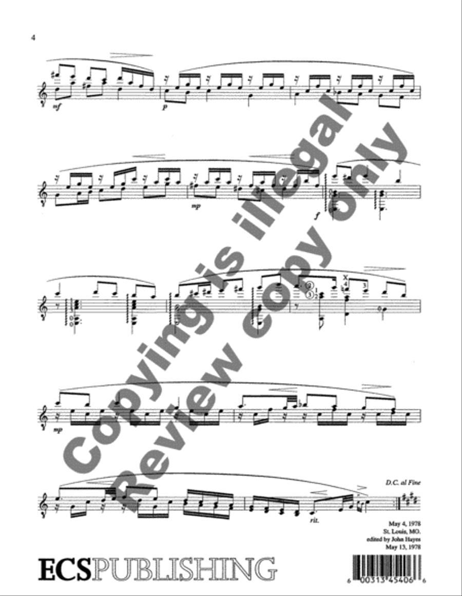 Gentle Dance Gentle Dance Guitar scores gallery preview page 4