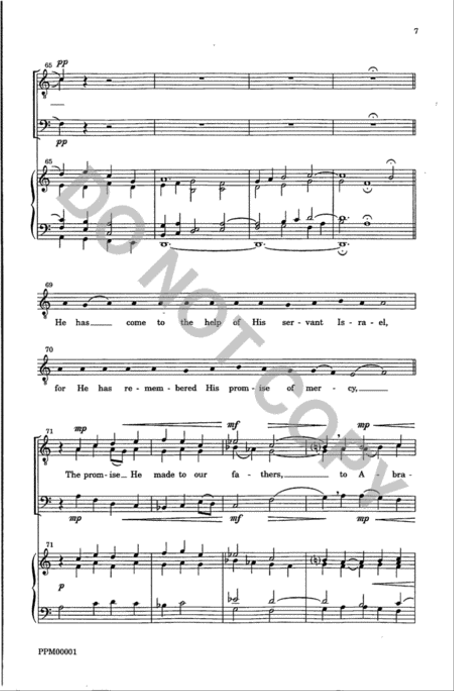 Magnificat and Nunc Dimittis (Walsingham Service) TTBB scores gallery preview page 9