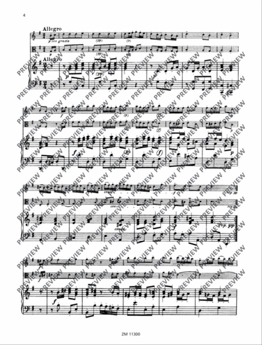Sonata Flute scores gallery preview page 5