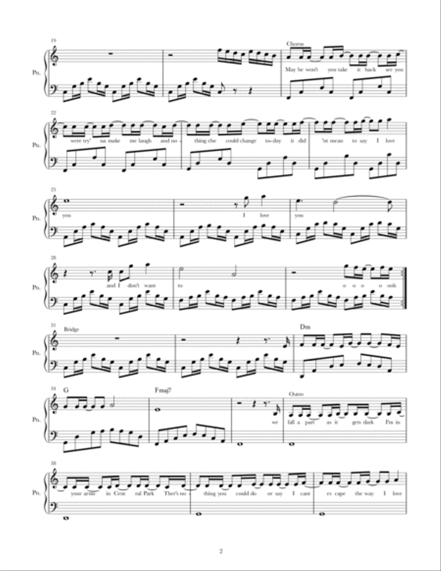 I Love You I Love You Voice scores gallery preview page 2
