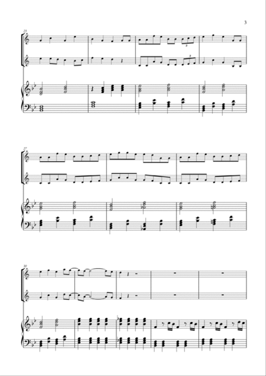 Until I Found You Trumpet Duet scores gallery preview page 3