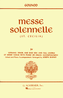 Book cover for Solemn Mass (St. Cecilia)