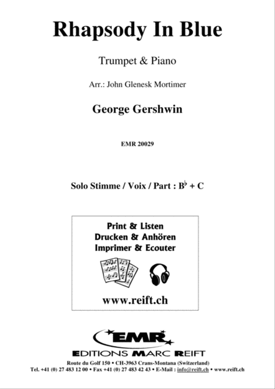 Rhapsody In Blue Rhapsody In Blue Trumpet Solo scores gallery preview page 2
