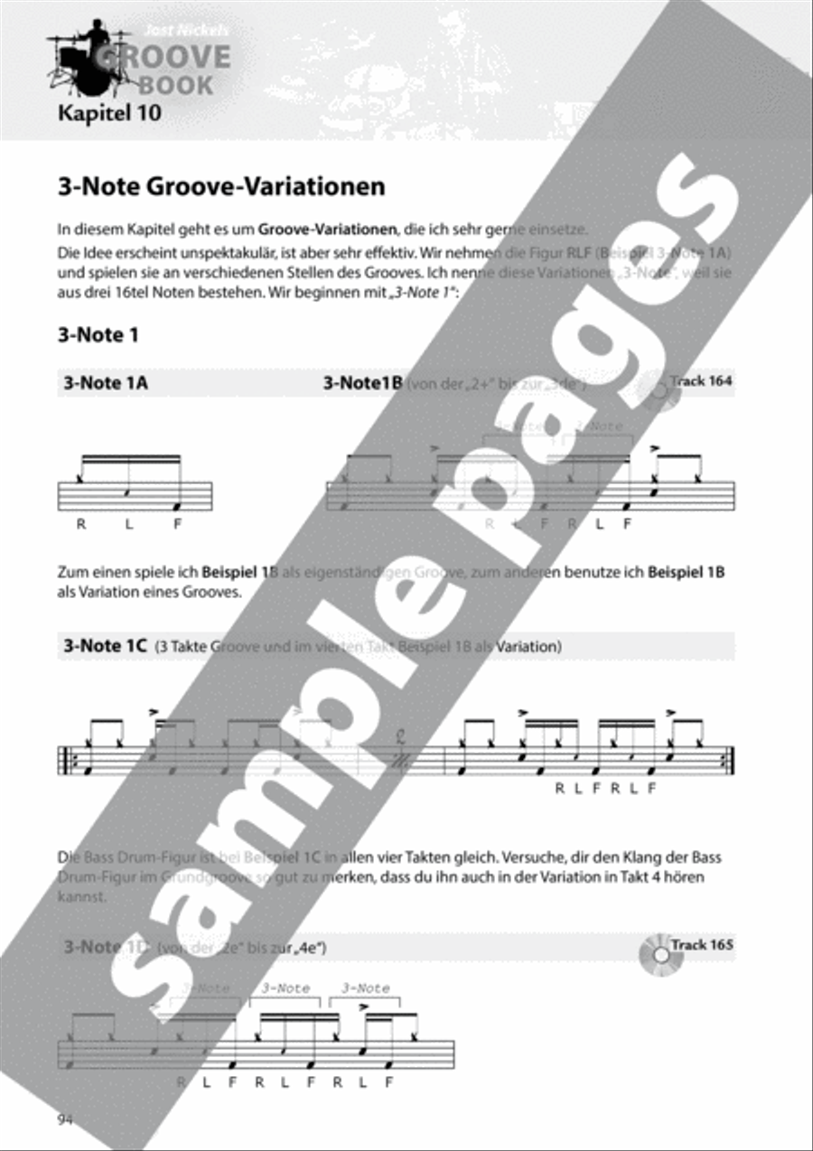 Jost Nickel's Groove Book Drum Set scores gallery preview page 10