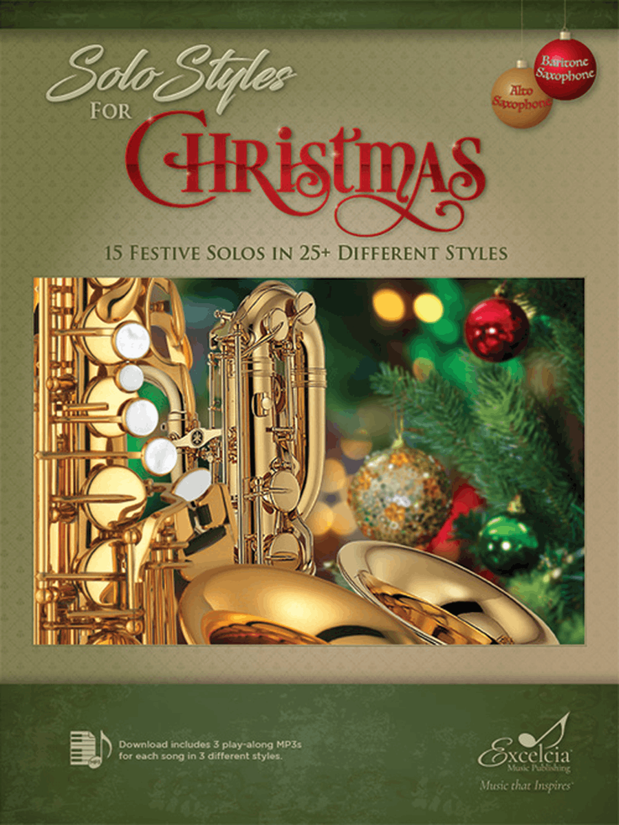 Solo Styles for Christmas Baritone Saxophone scores gallery preview page 1