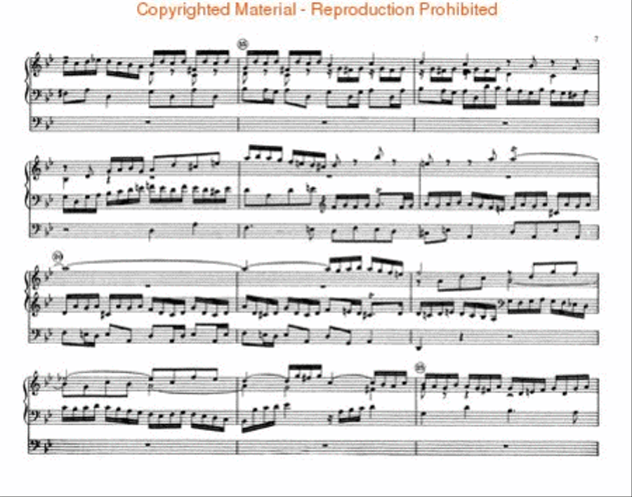 Little Fugue in G Minor Organ scores gallery preview page 3