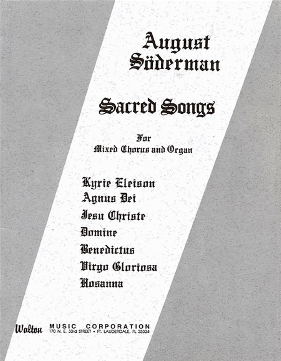 Sacred Songs Sacred Songs Divisi scores gallery preview page 1