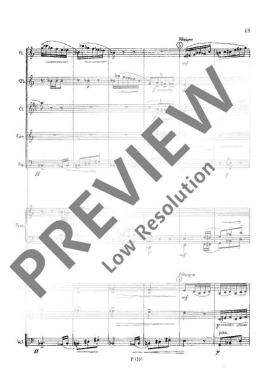 Nonet Piano scores gallery preview page 14