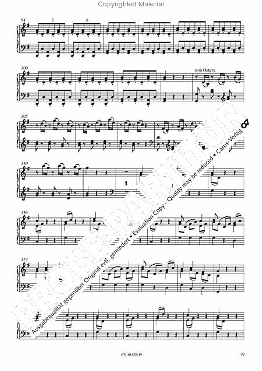 Missa pastoralis bohemica Organ scores gallery preview page 22
