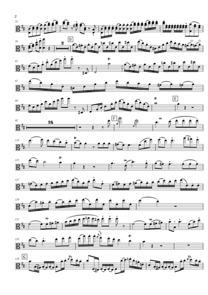 Franz Anton Hoffmeister - Viola Concerto in D major - For Viola solo mvt 1 - Original image number null