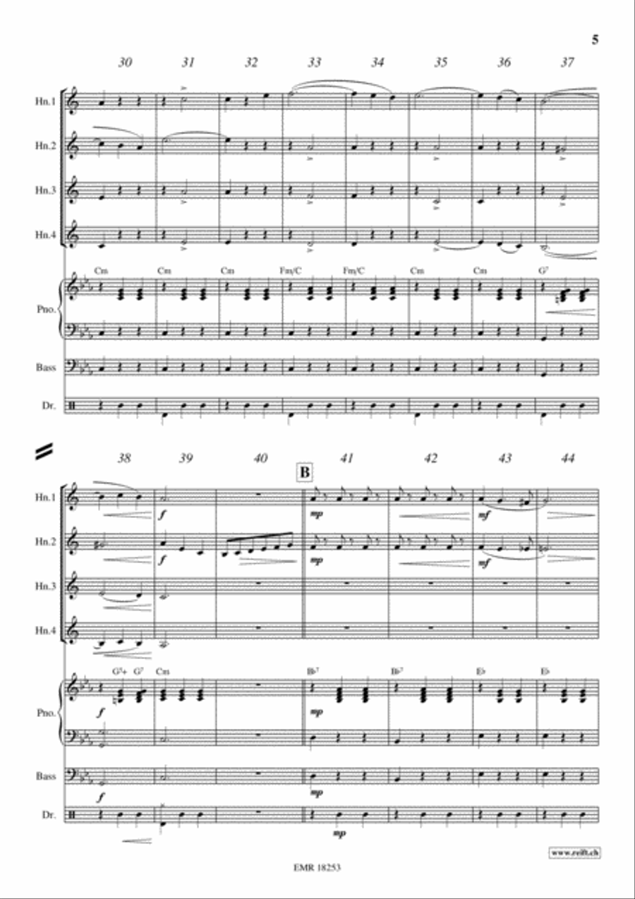 Donauwellen Horn scores gallery preview page 5
