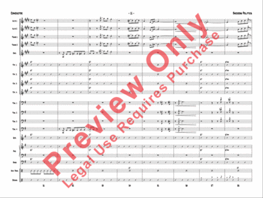 Backrow Politics Backrow Politics Jazz Ensemble scores gallery preview page 14