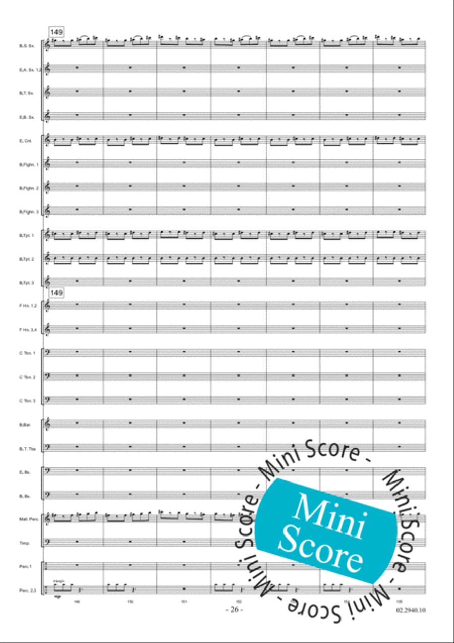 Aurora Fanfare Band scores gallery preview page 32