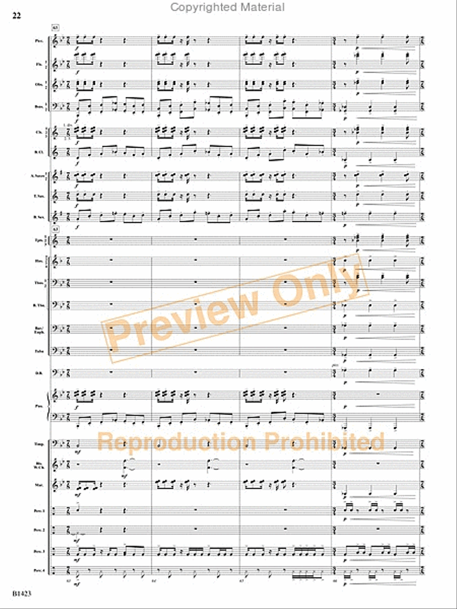Dakota Fanfare Concert Band scores gallery preview page 53