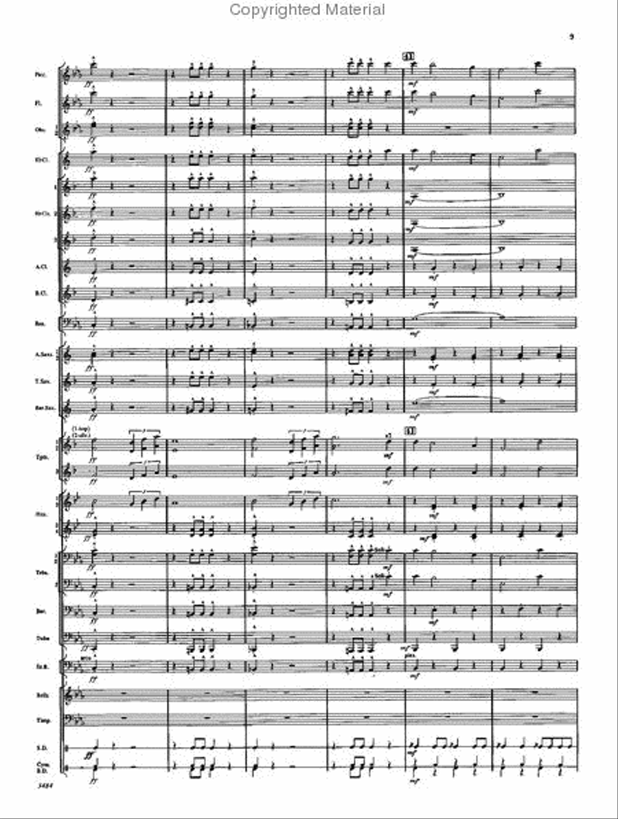 The Americans The Americans Concert Band scores gallery preview page 8