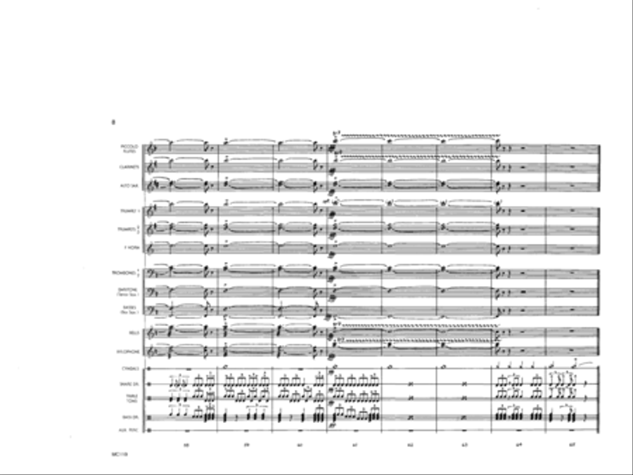 The Navy Hymn Marching Band scores gallery preview page 9