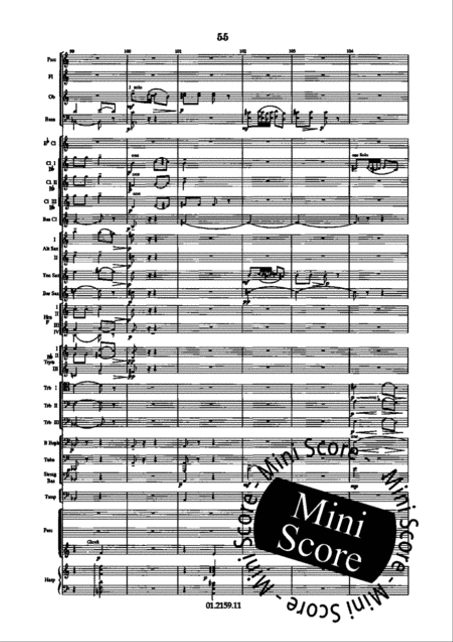 Dance Suite Concert Band scores gallery preview page 63