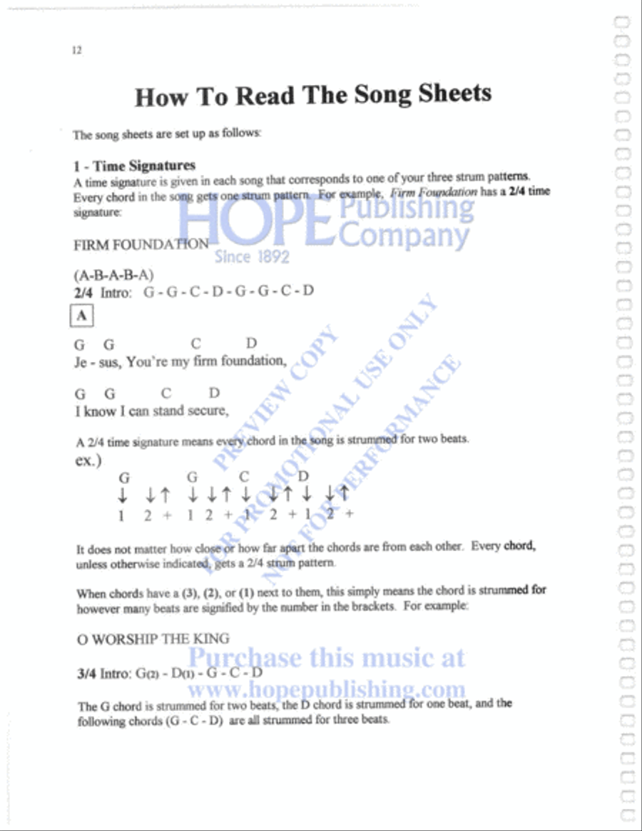 Praise and Worship Guitar with CD Guitar Solo scores gallery preview page 15