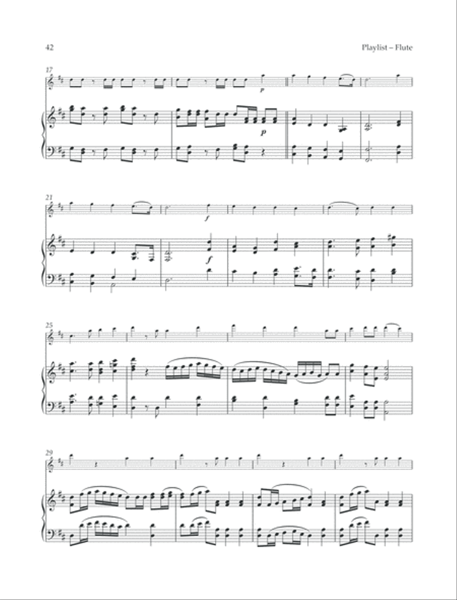 Hallelujah Chorus Hallelujah Chorus Flute Solo scores gallery preview page 2