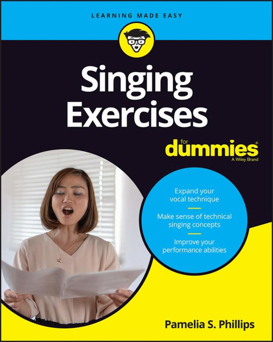 Singing Exercises For Dummies Book/Online Audio Voice scores gallery preview page 1