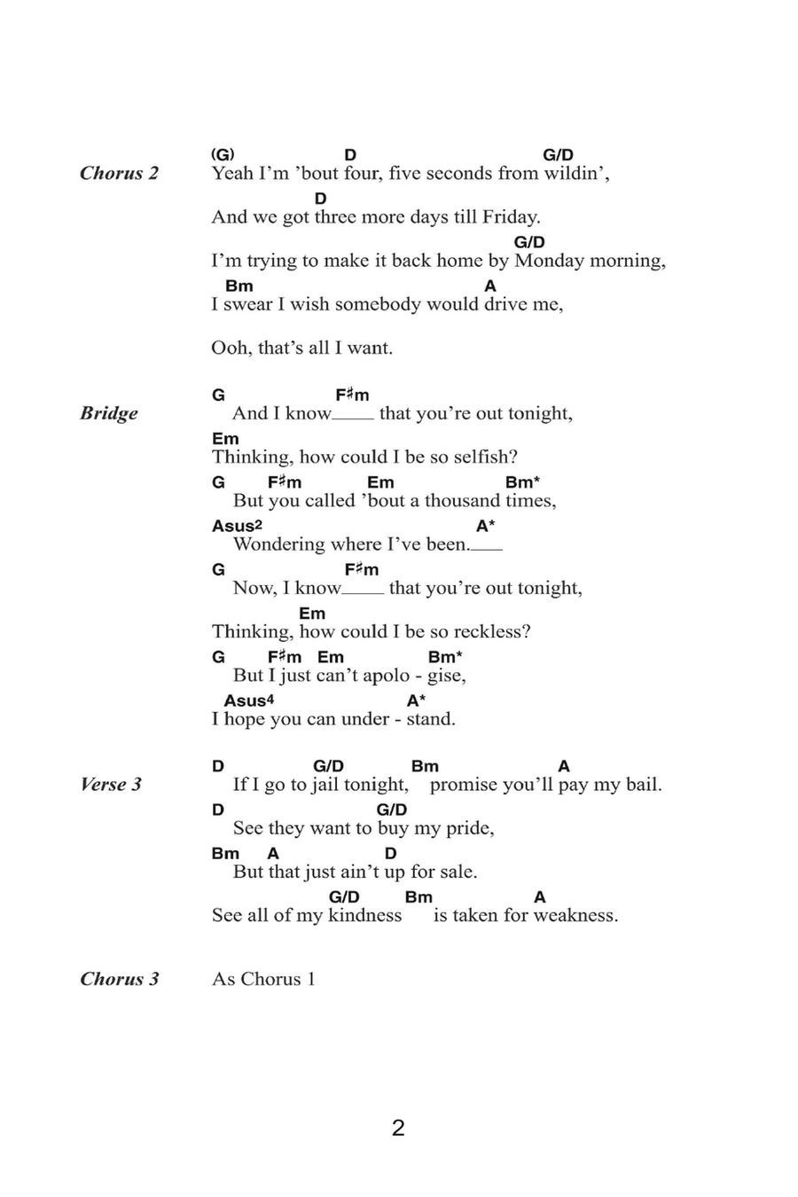 FourFiveSeconds (featuring Kanye West and Paul McCartney) Acoustic Guitar scores gallery preview page 2