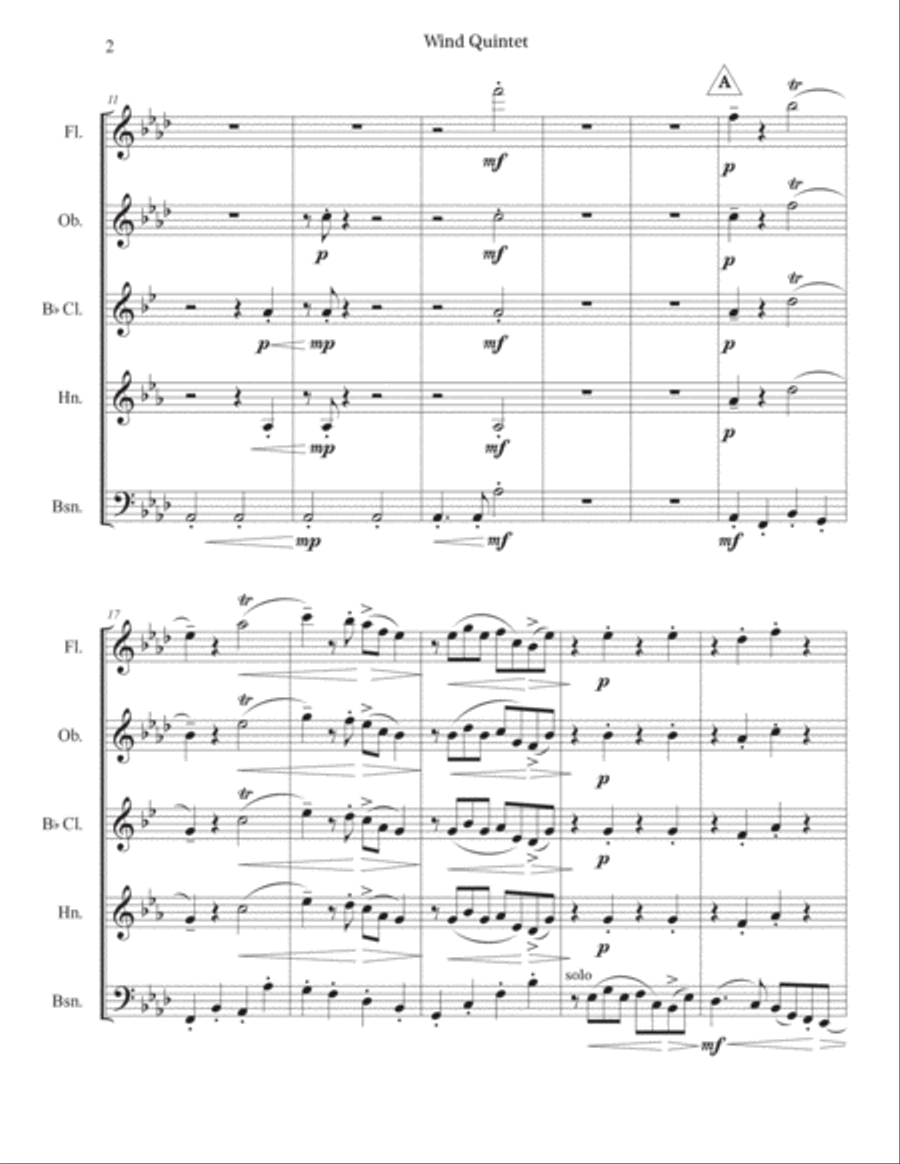 Wind Quintet 