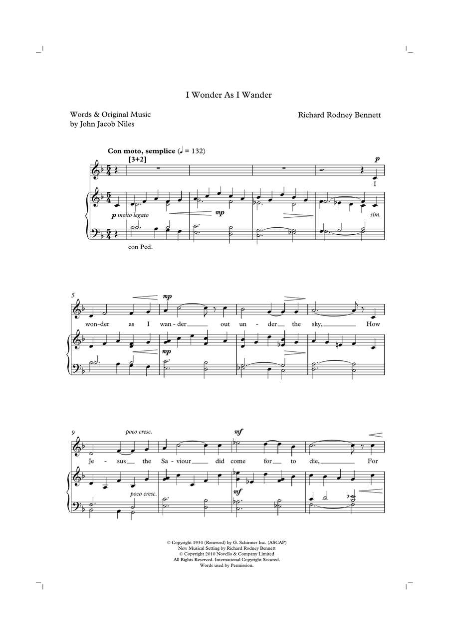 I Wonder As I Wander Acoustic Guitar scores gallery preview page 1